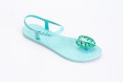 Sandales CONFORT Feuille Tropikal Aqua Pailleté